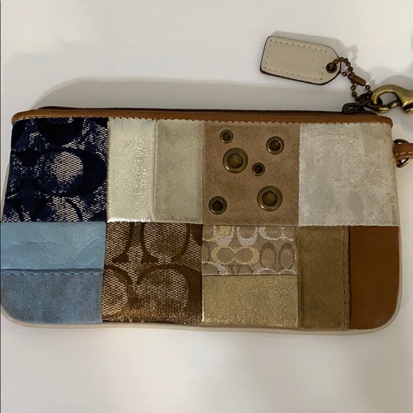 Coach Patchwork Wristlet - Picture 5 of 8